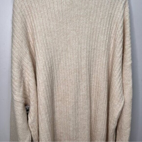 Lily Morgan Cream Knit Tunic Turtleneck Sweater Dress Size 3X Neutral - Picture 4 of 9